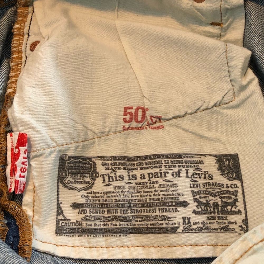 💠 Vintage Reworked Levi’s 501 CT - Picture 8 of 13